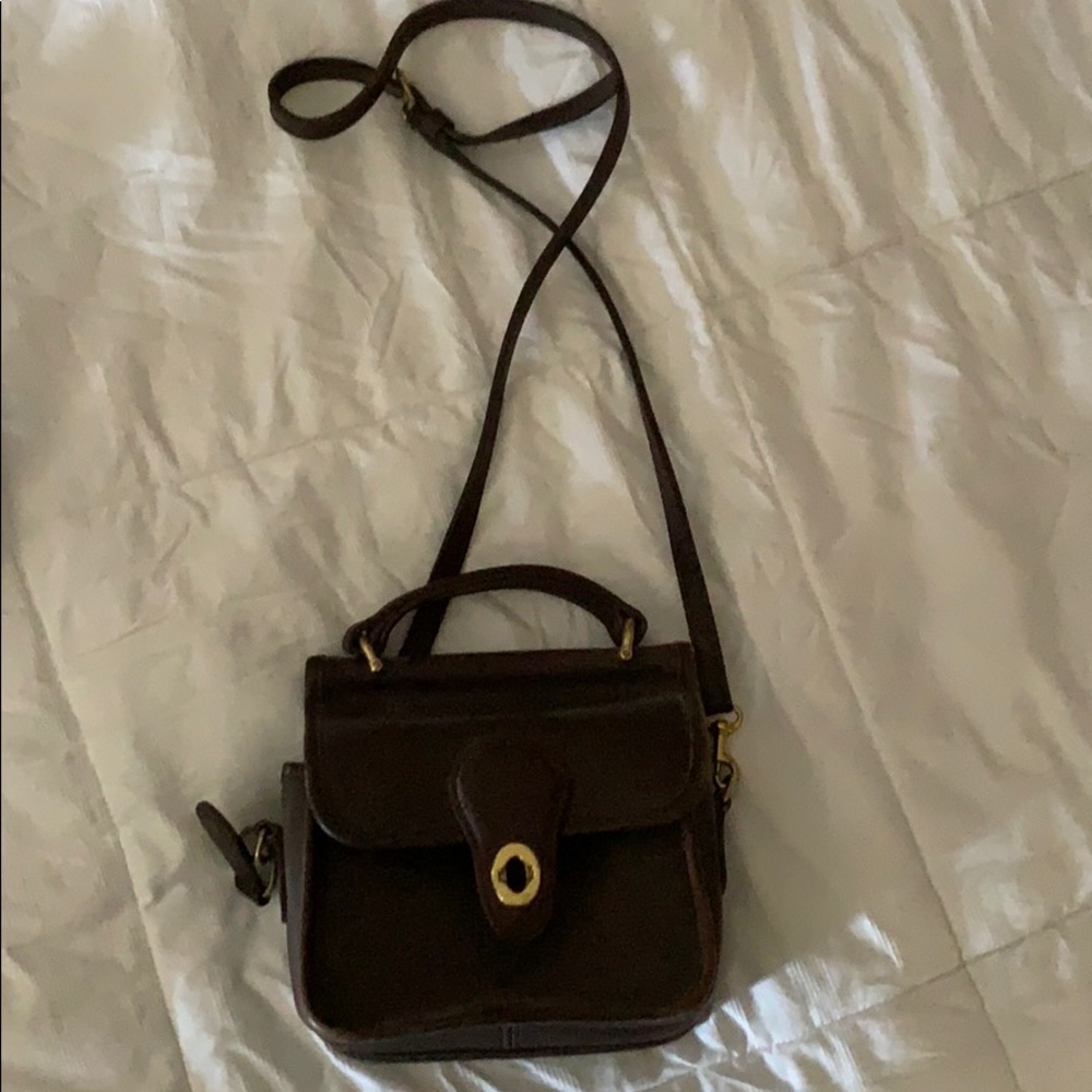 Coach brown cross over bag